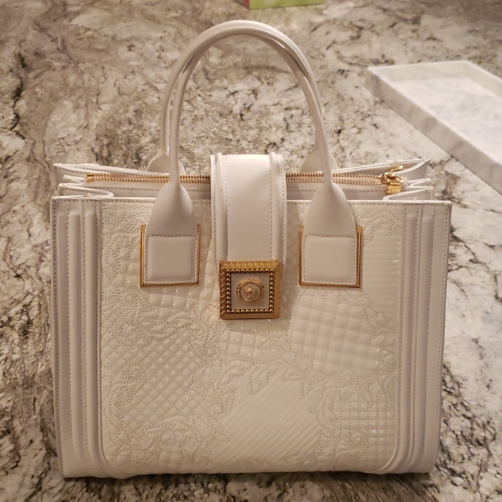 Versace Quilted Day Bag